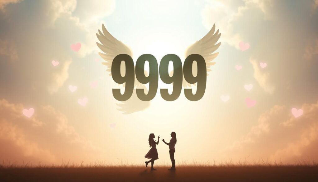 9999 angel number in love